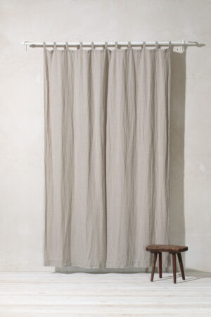 Tab Top Curtain in Solid Linen