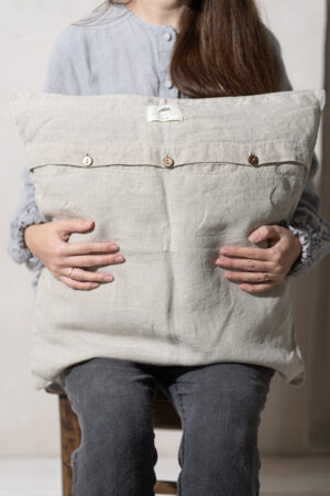 Pillow Cover in Soft Linen