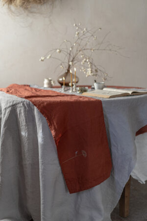 Table Runner in Soft Linen