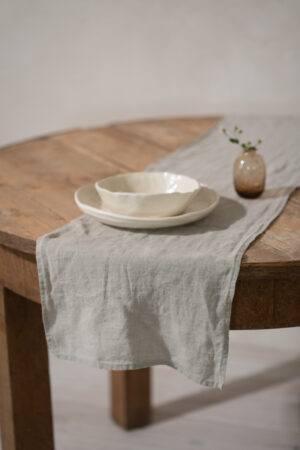 Table Runner in Soft Linen