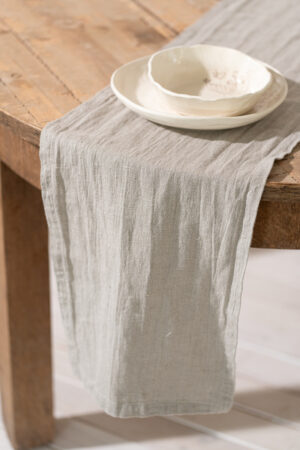Table Runner in Solid Linen