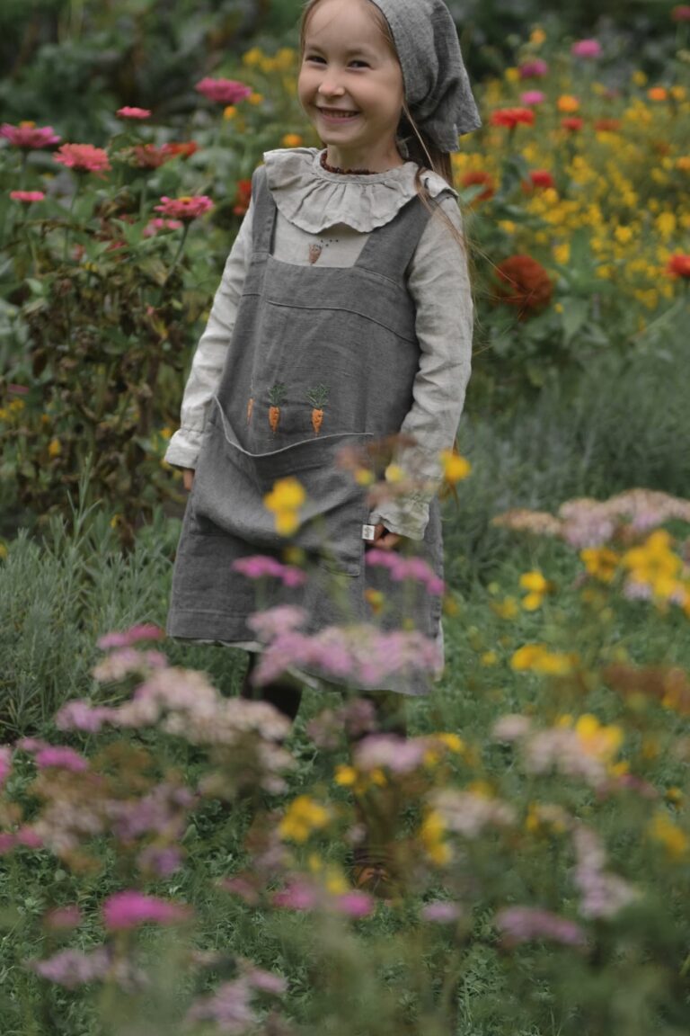 Linen Tote Bag Blossom – La Petite Alice