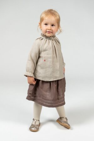 Ruffle Tunic Layla with Long Sleeves