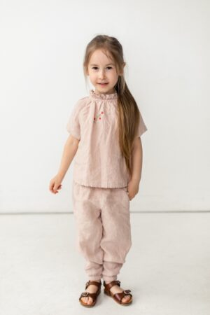 Ruffle Tunic Layla with Short Sleeves