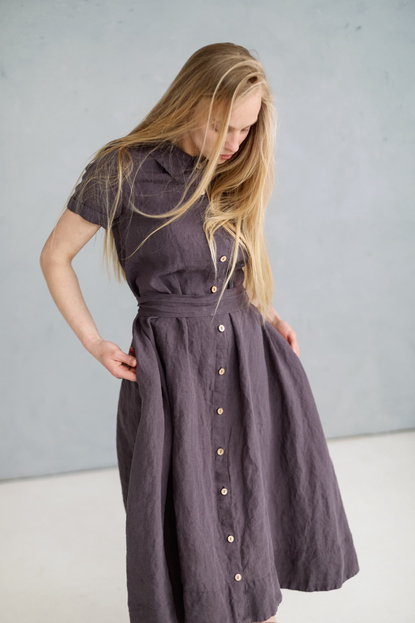 Dress Norah with Short Sleeves – La Petite Alice
