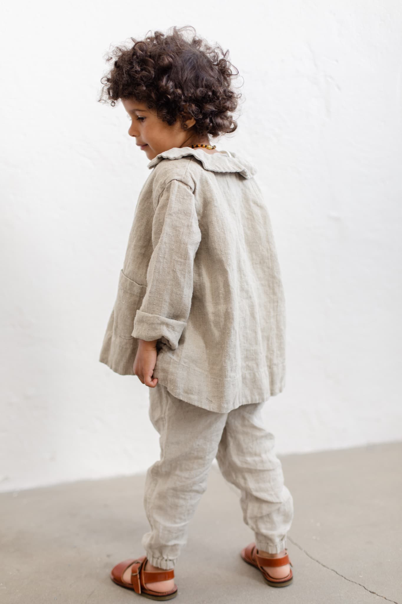 Linen Jacket Willow – La Petite Alice