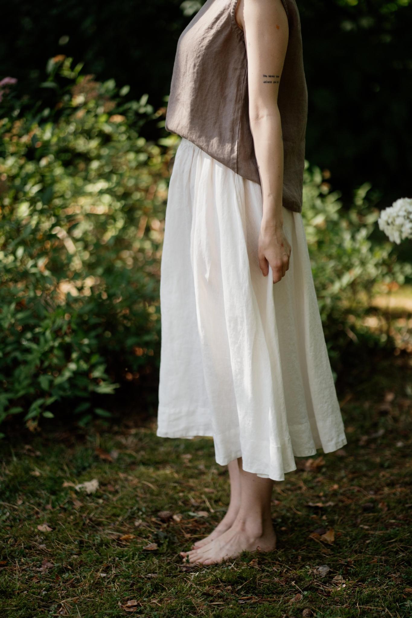 Ready to Ship | Linen Skirt Violete – La Petite Alice