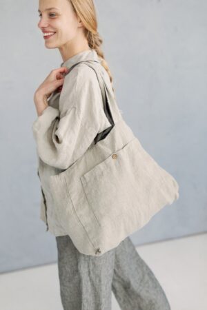 Bicolor Tote Bag Honey