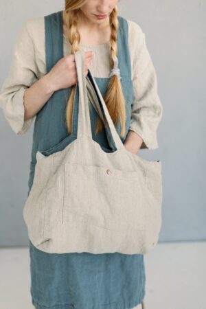 Bicolor Tote Bag Honey