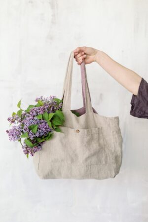 Bicolor Tote Bag Honey