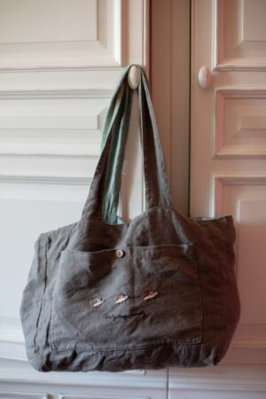 Bicolor Tote Bag Honey