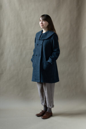 Mid-Length Woolen Coat Mina