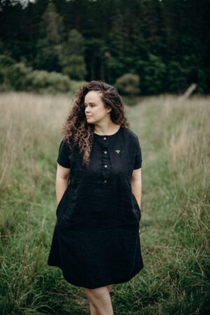 Dress Helen with Short Sleeves