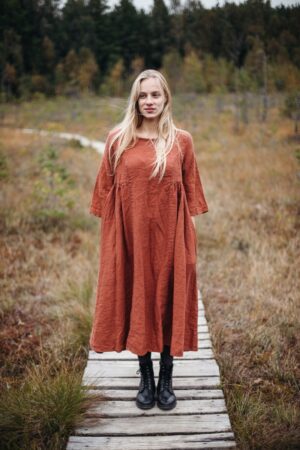 Dress Leah with Bell Sleeves