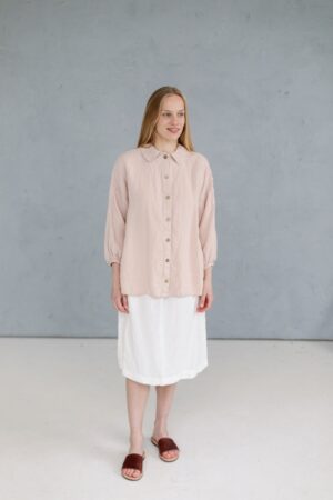 Oversized Shirt Cecille with Bishop Sleeves