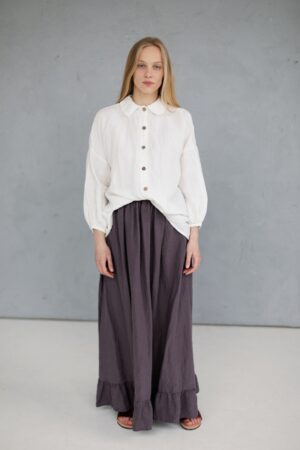 Oversized Shirt Cecille with Bishop Sleeves