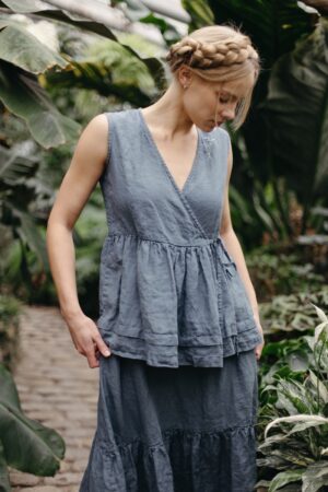 Sleeveless Blouse-Vest Sofy