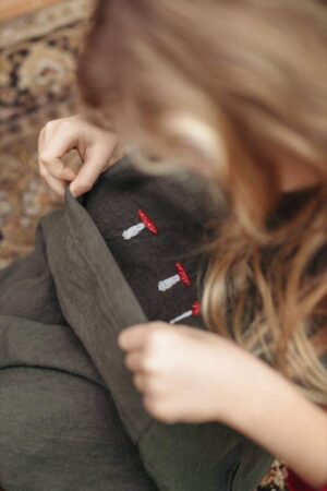 Three Mushrooms (10x3.5cm)