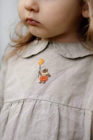 Bear with Balloon (2.9x5.5cm)