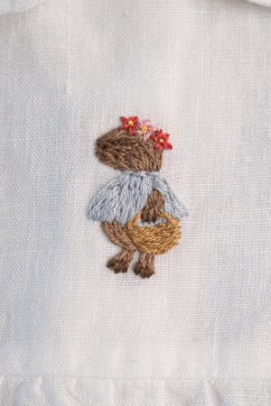 Capybara Flower Basket (3.1x4.1cm)