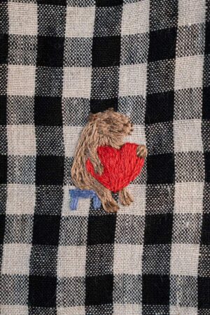 Capybara Heart (2.6x3.8cm)