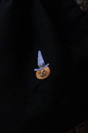 Halloween Pumpkin with Hat (2.4x3.5cm)