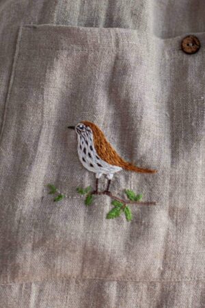 Song Thrush (7x6.5cm)